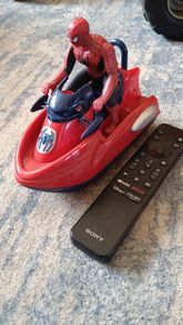 spiderman and jet ski