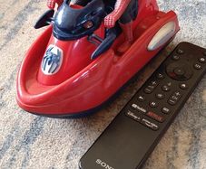 spiderman and jet ski