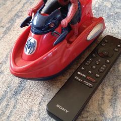 spiderman and jet ski