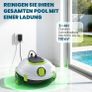 Bocxi Y20DEW1 Cordless Pool Vacuum / Robotic Pool Cleaner, 120-Minute Battery Runtime, Lightweight, Automatic Cleaning with Self-Parking Function, Powerful Pool Vacuum Image 8