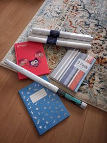 Notebooks A5 and book cover film bundle