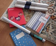 Notebooks A5 and book cover film bundle