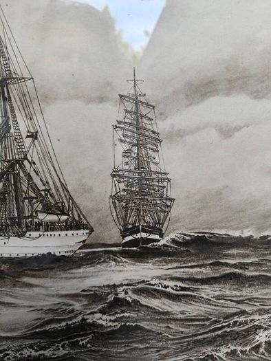 Vintage Ship Print