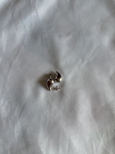 Tear drop earrings 18k White Gold