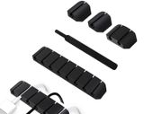 5 Pcs Cable Organisers Clip, Cable Management Wire Holder Organizer Self Adhesive Holders for Tidy Clips Desk Office Accessories and Home,Mouse ,USB, Phone Cable (5 Pcs)