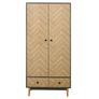 Double Wardrobe with Drawers 90 x 50 x 190 cm Image 8