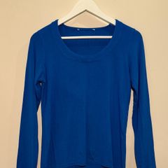 Carraig Donn Blue Long Sleeve Top Size S!