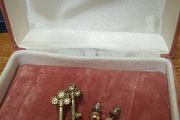 Golden studs and keys