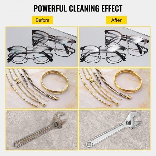 3L Ultrasonic Cleaner Machine Stainless Steel Ultrasonic Cleaning Machine Digital Heater Timer Jewelry Cleaning for Commercial Personal Home Use MULTIPLE SIZES AVAILABLE (FREE SHIPPING)