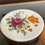 Vintage 70s Vermont Woodbury Shelburne Wood Trivet Lazy Susan Image 6