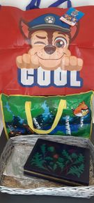 Bags and Display Gift Basket and Tin