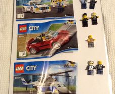 Lego City set 60138 minifigures from parts 1,2,3.