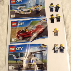 Lego City set 60138 minifigures from parts 1,2,3.