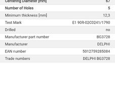 Mercedes ML BRAKE Disc