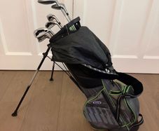 US kids Golf Club Set Green, for 9-10 years olds