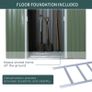 NEW SALE | Garden Storage Shed w/ window Double Door Green Image 6
