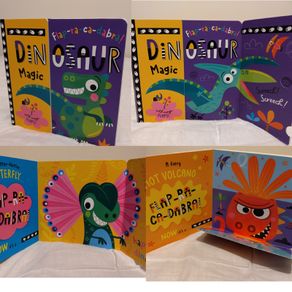 Dinosaur Magic Lift The Flaps Hardback Board Book
