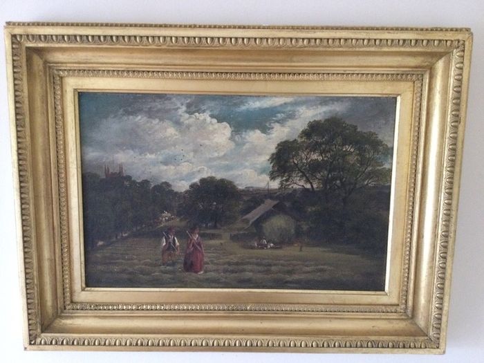 Art- Original Oil on Canvas 19th Cent.