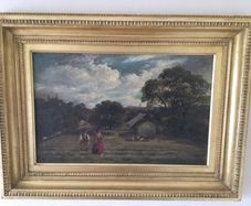 Art- Original Oil on Canvas 19th Cent.