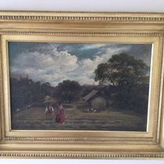Art- Original Oil on Canvas 19th Cent.