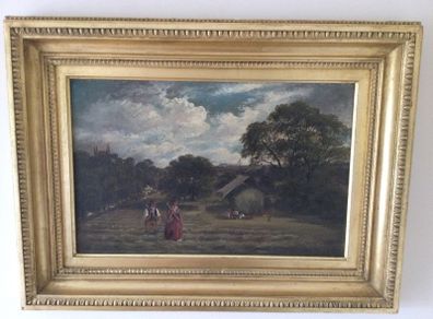 Art- Original Oil on Canvas 19th Cent.