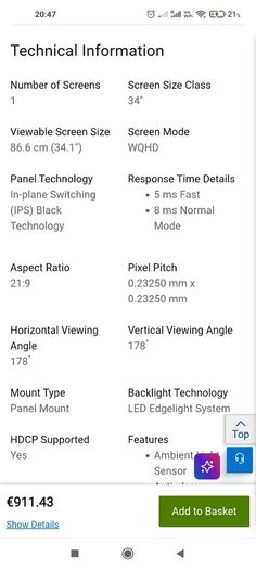 New Dell UltraSharp 34" Curved Thunderbolt Hub Monitor