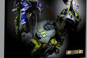 Valentino Rossi The Doctor Canvas Print 50x70cm / 20x28"