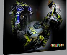 Valentino Rossi The Doctor Canvas Print 50x70cm / 20x28"