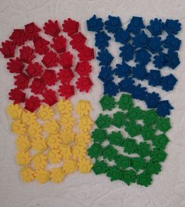 Stationery Mini Grip Plastic Clips (100)