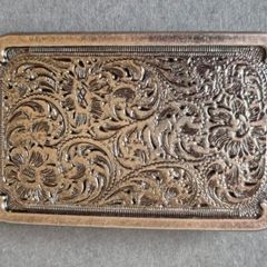 Belt buckle, Western style.