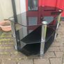 Glass tv table Image 3