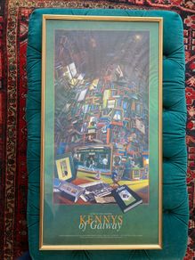 Framed poster