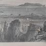 Old 19th C Framed Print of Dublin Bay Image 4