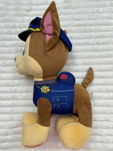 Nickelodeon Paw Patrol Chase Large approx 16" Plush Spin Master Used Please look at the pictures