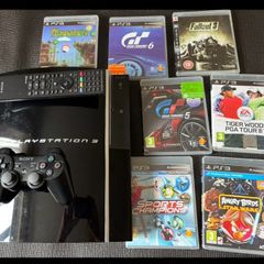 PS3 + Controllers + Games