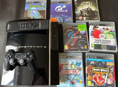 PS3 + Controllers + Games