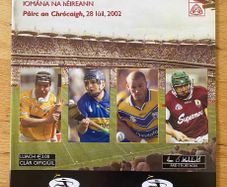 2002 Tipperary v Antrim & Clare v Galway - GAA Senior Hurling Quarter Finals Programme