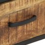 TV Cabinet 120x30x40 cm Rough Mango Wood Image 6