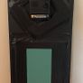 Black and Gold Slate Wall Clock with Mirror Image 2