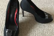 Bernie black high heels size 5