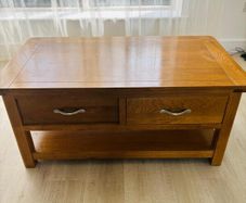 Coffee Table - solid wood with Storage
