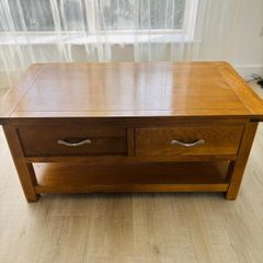 Coffee Table - solid wood with Storage