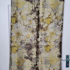 Ochre curtains