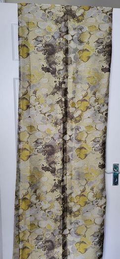 Ochre curtains