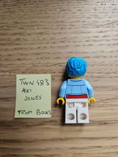 lego twn483 aki jones gamer, lego books