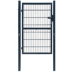 2D Fence Gate (Single) Anthracite Grey 106 x 190 cm