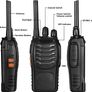 10pcs Two-Way Radio Walkie Talkies-Long Range Walkie Talkie 16CH Single Band LED Light Voice Prompt with Original Earpieces (FREE SHIPPING) Image 3