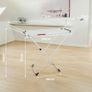 Extra X-Legs Clothes Airer, Indoor Drying Rack, 20 Metre Drying Space, Foldable Compact Clothes Dryer, Thick Wires for Fewer Creases, Wheels to Easily Manoeuvre Image 4