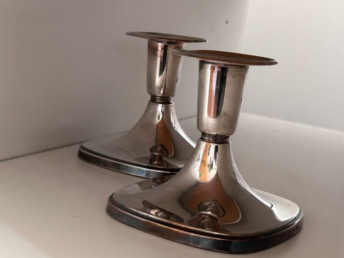 Swedish silver candle sticks/ holder Tore Eldh