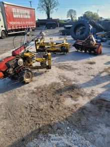 Blec stone rake , tractor mounted stone rake